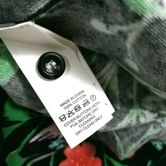 Kate Spade Floral Hummingbird Button Front Knit Cardigan Sweater - Picture 7 of 7